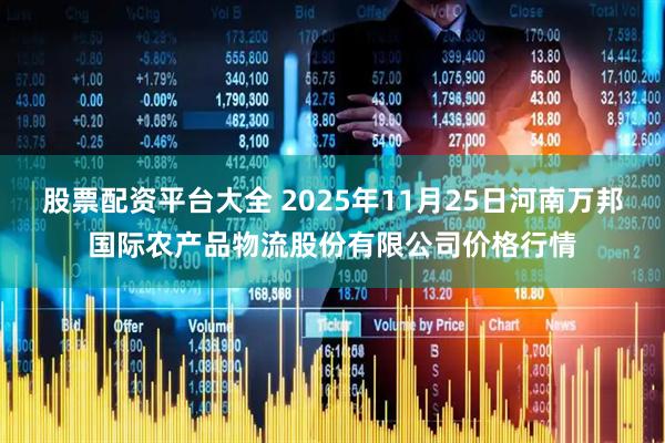 股票配资平台大全 2025年11月25日河南万邦国际农产品物流股份有限公司价格行情